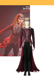 Cosrea Marvel Universe Dark Scarlet Witch Doctor Strange in the Multiverse of Madness Cosplay Costume