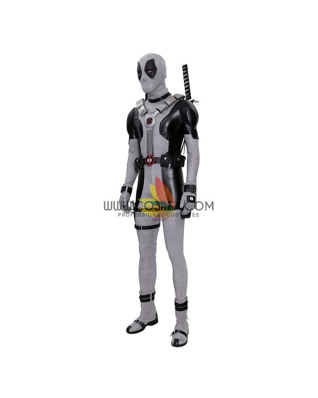 Cosrea Marvel Universe Deadpool Grey X-Force Cosplay Costume