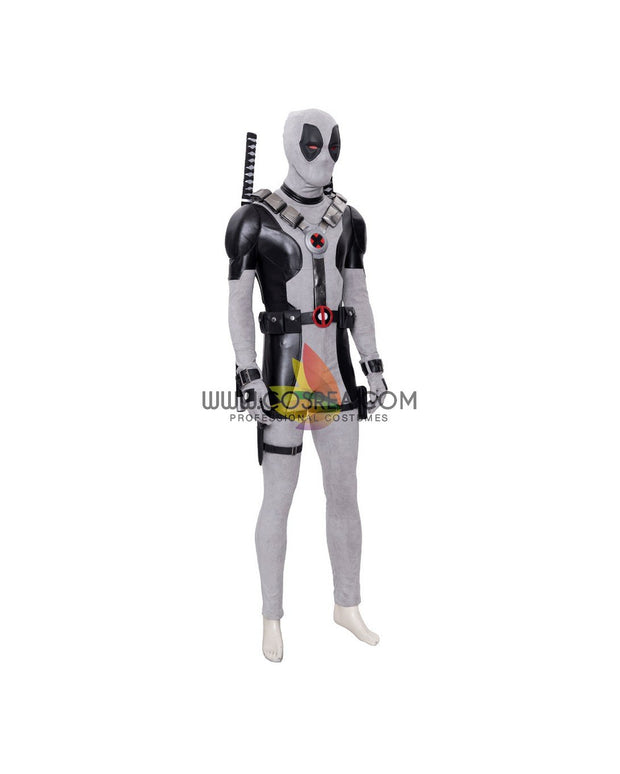 Cosrea Marvel Universe Deadpool Grey X-Force Cosplay Costume
