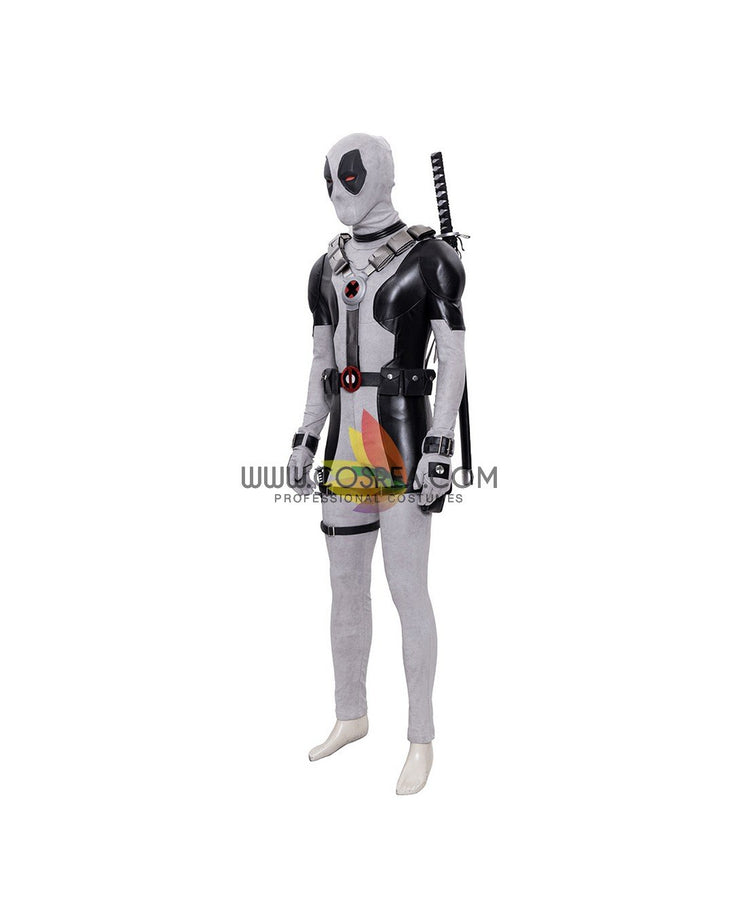Cosrea Marvel Universe Deadpool Grey X-Force Cosplay Costume
