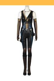 Cosrea Marvel Universe Domino Movie Version Cosplay Costume