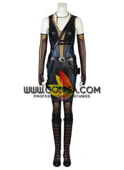 Cosrea Marvel Universe Domino Movie Version Cosplay Costume