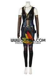Cosrea Marvel Universe Domino Movie Version Cosplay Costume