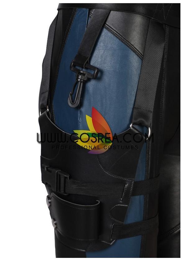 Cosrea Marvel Universe Domino Movie Version Cosplay Costume