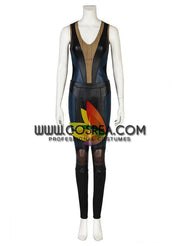 Cosrea Marvel Universe Domino Movie Version Cosplay Costume