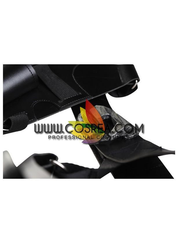 Cosrea Marvel Universe Domino Movie Version Cosplay Costume