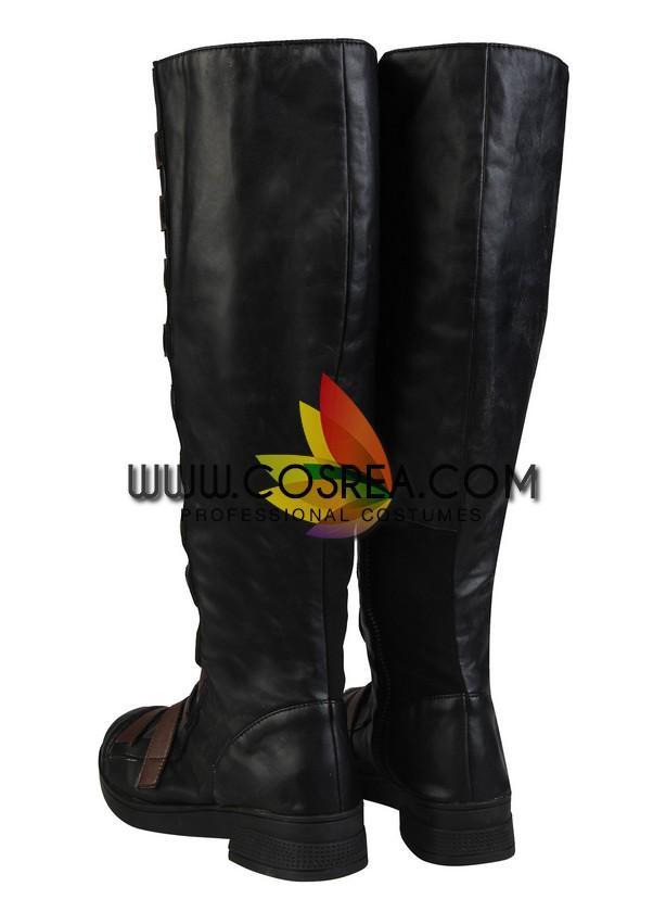 Cosrea Marvel Universe Domino Movie Version Cosplay Costume