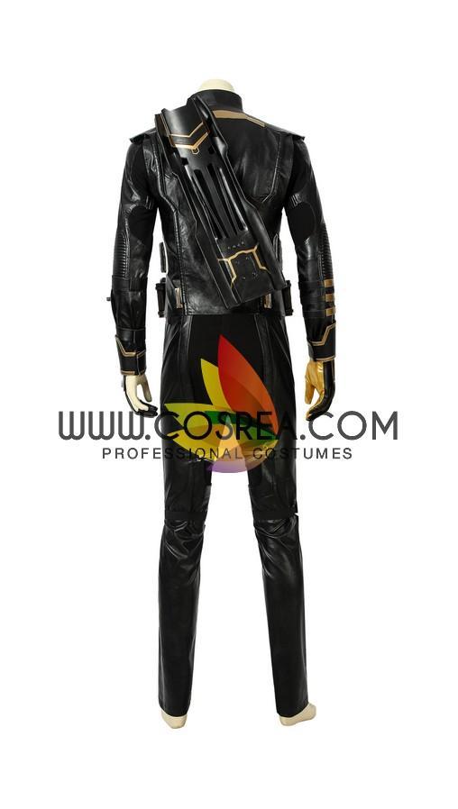 Cosrea Marvel Universe Hawkeye Endgame PU Leather Cosplay Costume