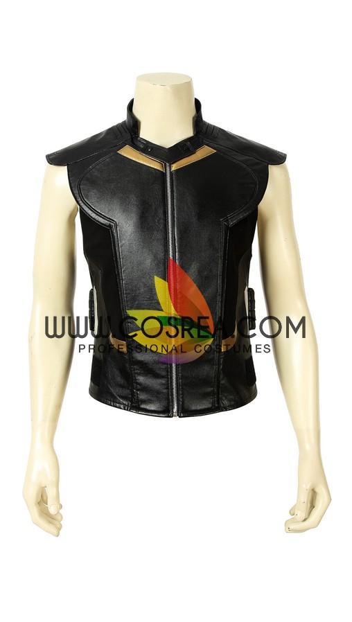 Cosrea Marvel Universe Hawkeye Endgame PU Leather Cosplay Costume