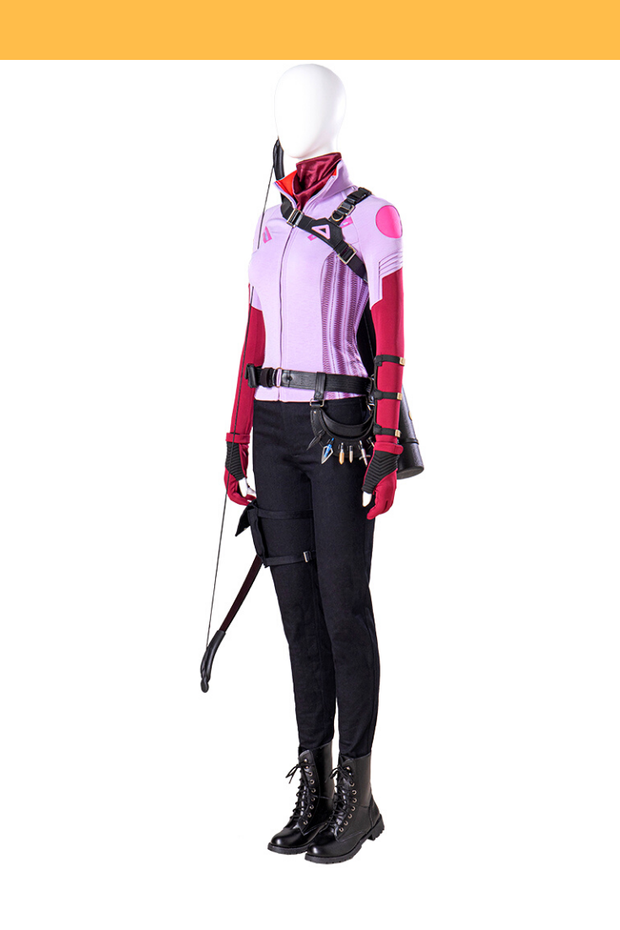 Cosrea Marvel Universe Hawkeye Kate Bishop Lilac Purple Version Cosplay Costume