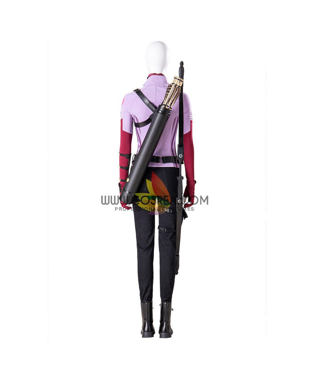 Cosrea Marvel Universe Hawkeye Kate Bishop Lilac Purple Version Cosplay Costume