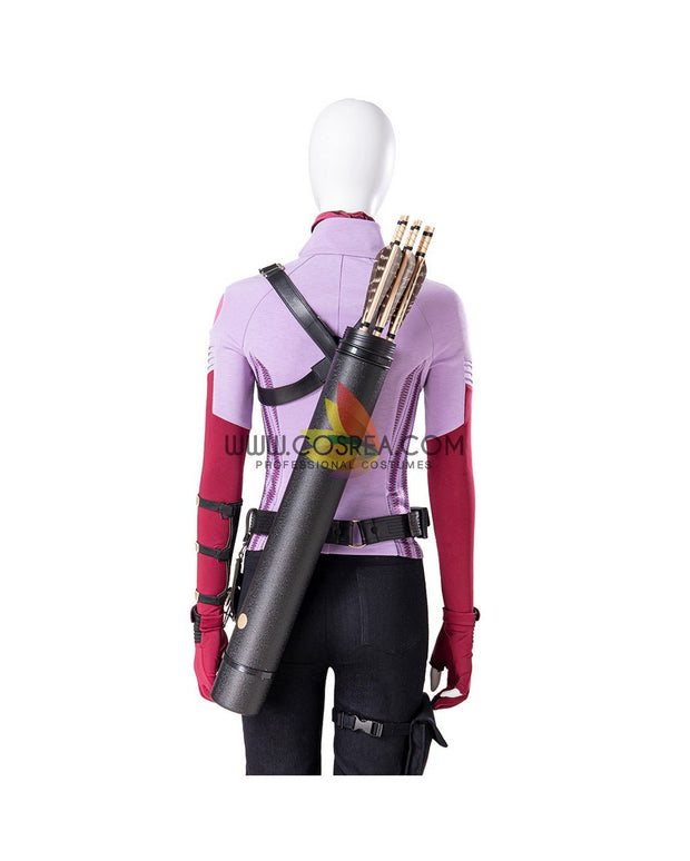Cosrea Marvel Universe Hawkeye Kate Bishop Lilac Purple Version Cosplay Costume