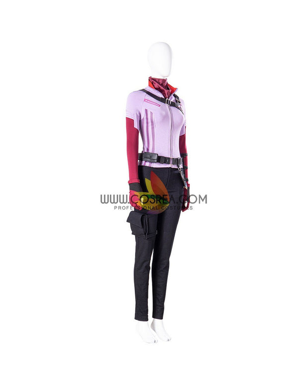 Cosrea Marvel Universe Hawkeye Kate Bishop Lilac Purple Version Cosplay Costume
