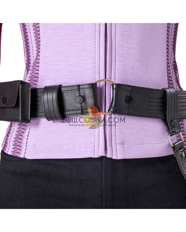 Cosrea Marvel Universe Hawkeye Kate Bishop Lilac Purple Version Cosplay Costume