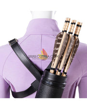 Cosrea Marvel Universe Hawkeye Kate Bishop Lilac Purple Version Cosplay Costume
