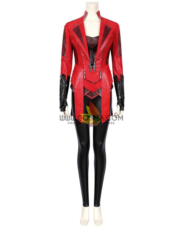 Cosrea Marvel Universe Infinity War Scarlet Witch Complete Cosplay Costume