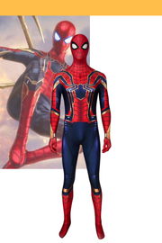 Cosrea Marvel Universe Iron Spiderman Infinity War Digital Printed Cosplay Costume