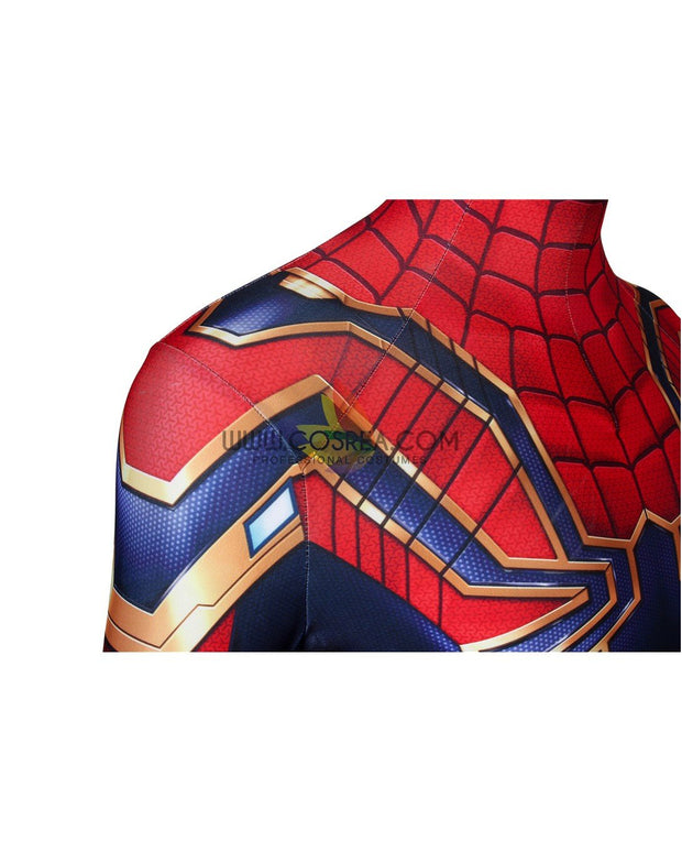 Cosrea Marvel Universe Iron Spiderman Infinity War Digital Printed Cosplay Costume