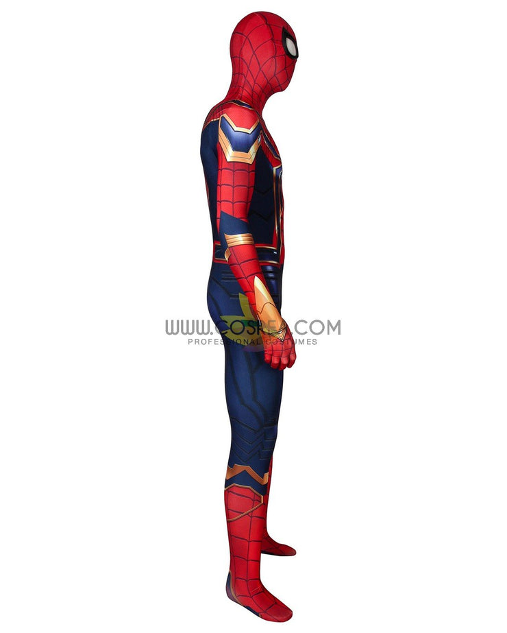 Cosrea Marvel Universe Iron Spiderman Infinity War Digital Printed Cosplay Costume