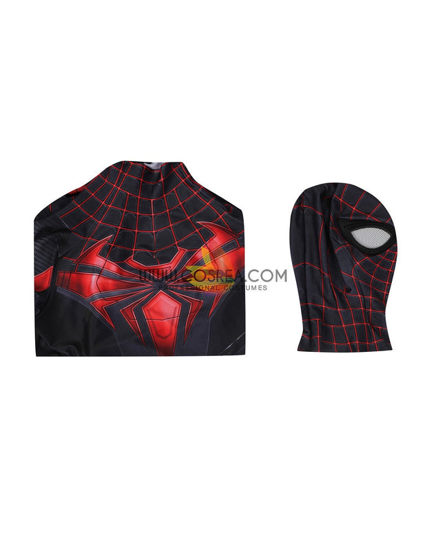 Cosrea Marvel Universe Marvel Miles Morales PS5 Game Version Digital Printed Cosplay Costume