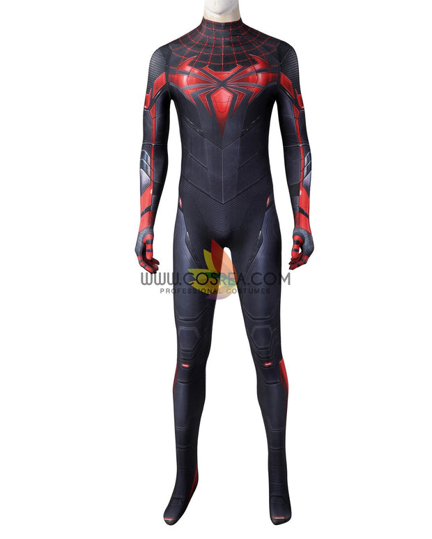 Cosrea Marvel Universe Marvel Miles Morales PS5 Game Version Digital Printed Cosplay Costume