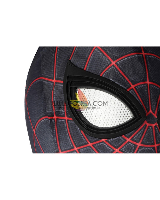 Cosrea Marvel Universe Marvel Miles Morales PS5 Game Version Digital Printed Cosplay Costume