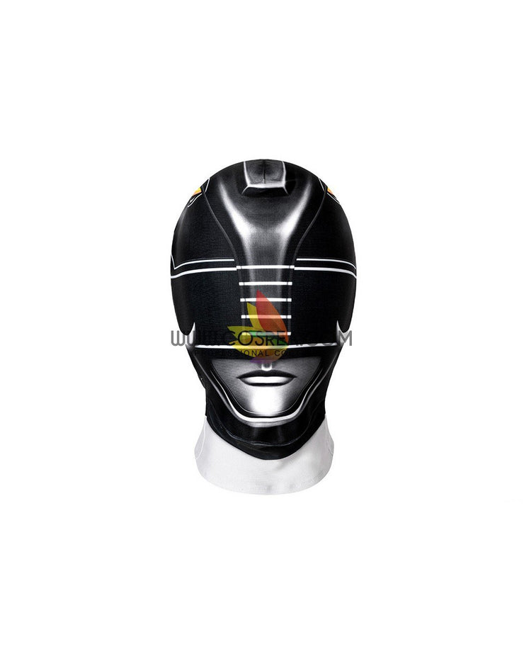 Cosrea Marvel Universe Mighty Morphin Power Rangers Black Ranger Kids Size Digital Printed Cosplay Costume