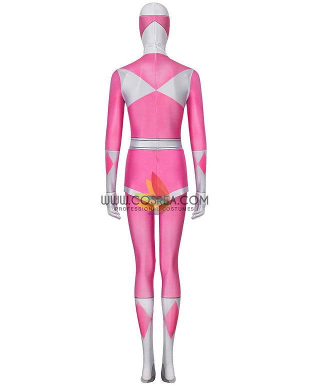 Cosrea Marvel Universe Mighty Morphin Power Rangers Pink Ranger Digital Printed Cosplay Costume