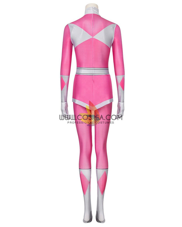 Cosrea Marvel Universe Mighty Morphin Power Rangers Pink Ranger Digital Printed Cosplay Costume