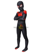 Cosrea Marvel Universe Miles Morales Into The Spider-Verse Kids Size Digital Printed Cosplay Costume