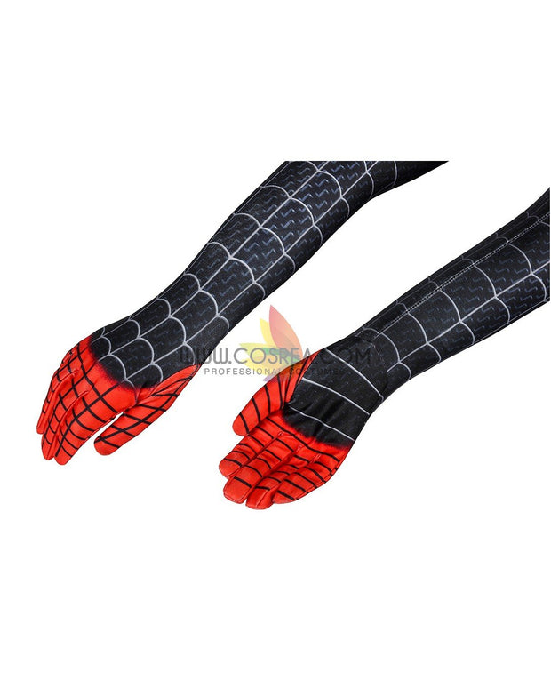 Cosrea Marvel Universe Miles Morales Into The Spider-Verse Kids Size Digital Printed Cosplay Costume
