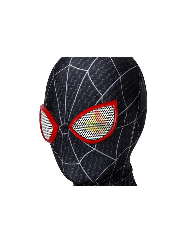 Cosrea Marvel Universe Miles Morales Into The Spider-Verse Kids Size Digital Printed Cosplay Costume