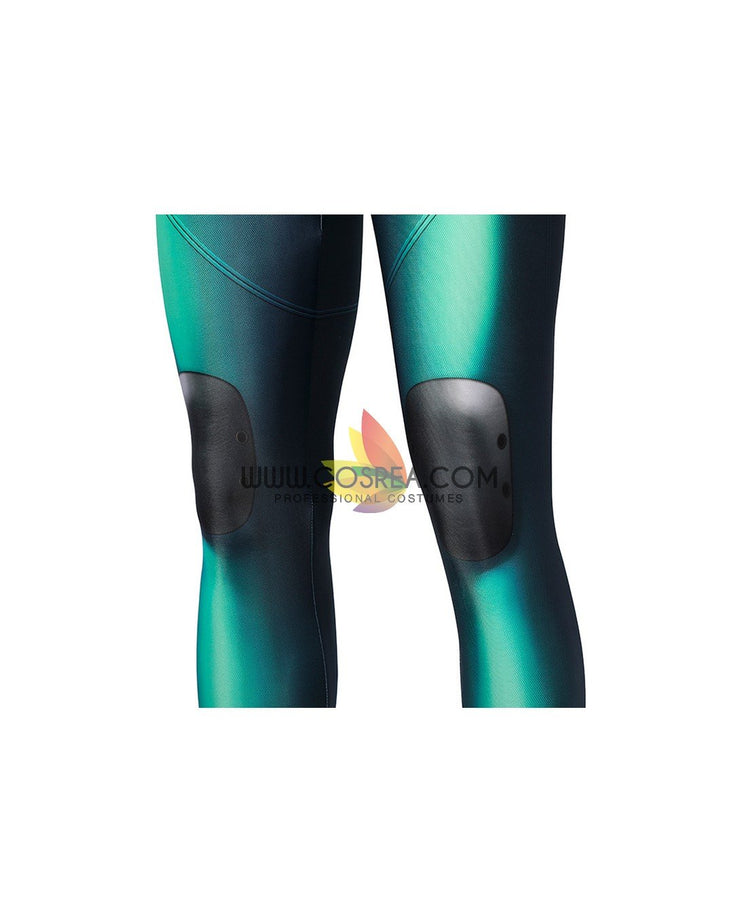 Cosrea Marvel Universe Miles Morales PS5 Green Version Digital Printed Cosplay Costume