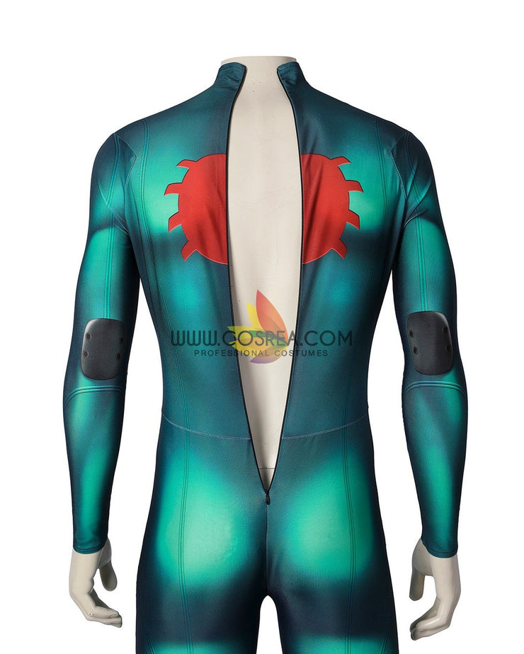 Cosrea Marvel Universe Miles Morales PS5 Green Version Digital Printed Cosplay Costume