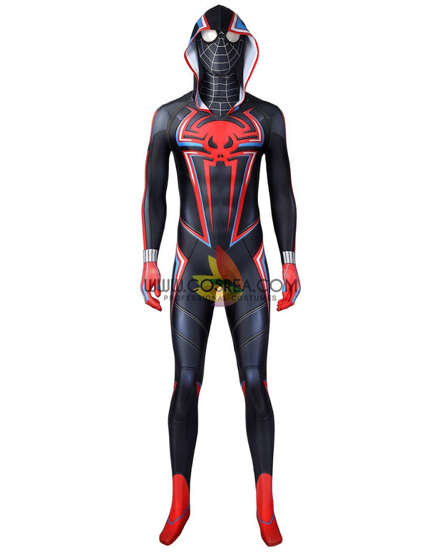 Cosrea Marvel Universe Miles Morales PS5 Hoodie Version Digital Printed Cosplay Costume