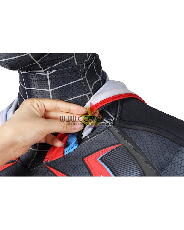 Cosrea Marvel Universe Miles Morales PS5 Hoodie Version Digital Printed Cosplay Costume