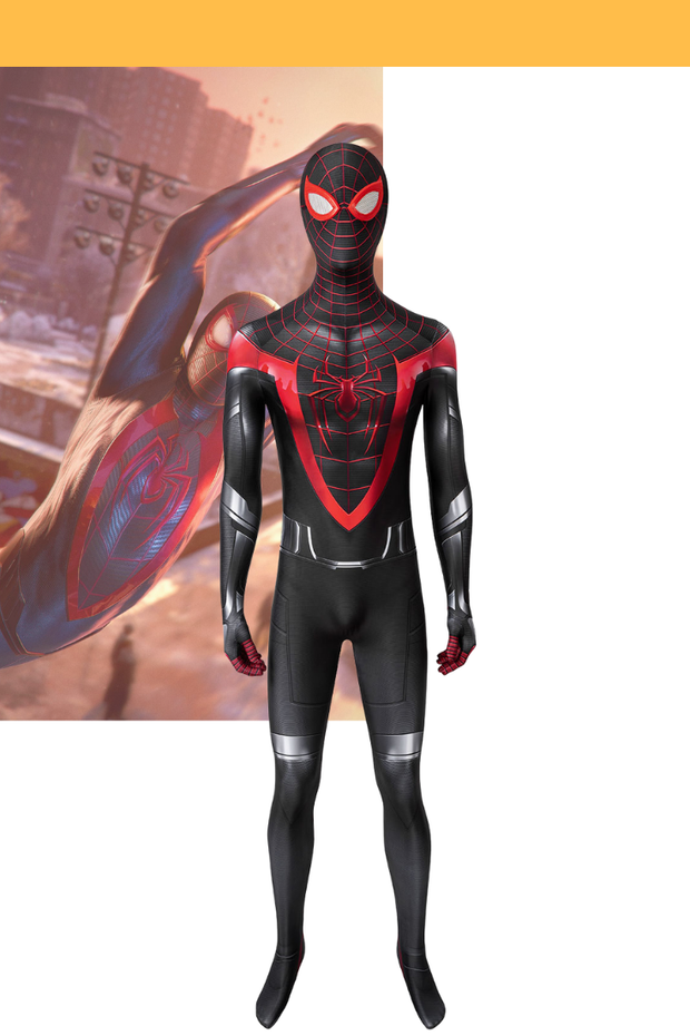 Cosrea Marvel Universe Miles Morales PS5 Original Version Digital Printed Cosplay Costume