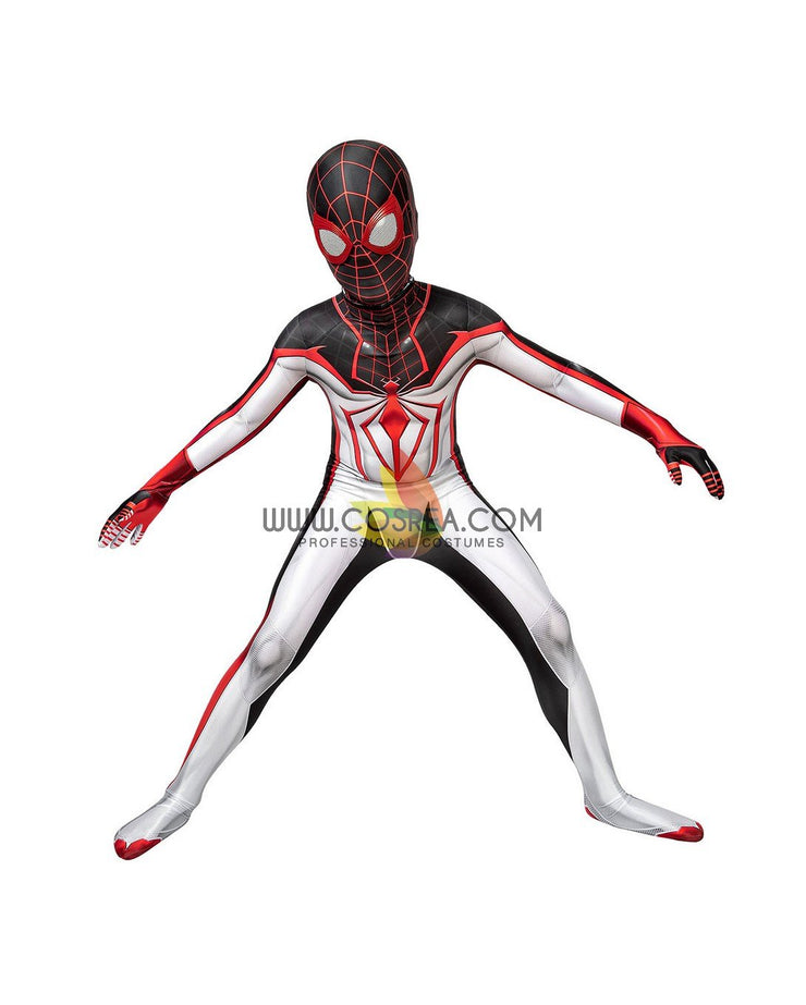 Cosrea Marvel Universe Miles Morales PS5 TRACK Suit Kids Size Digital Printed Cosplay Costume