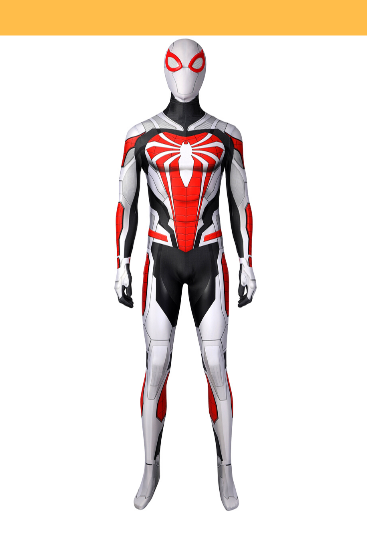 Cosrea Marvel Universe Miles Morales PS5 White Version Digital Printed Cosplay Costume