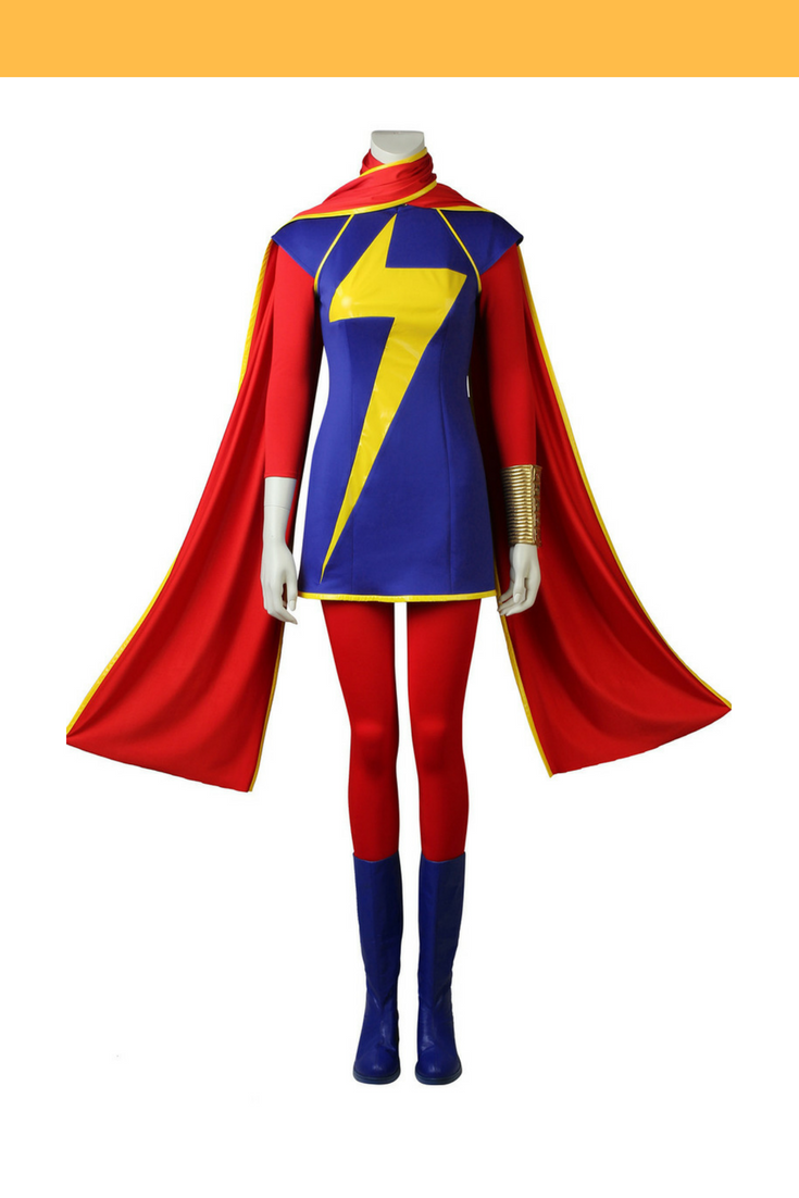 Cosrea Marvel Universe Ms Marvel Kamala Khan Cosplay Costume