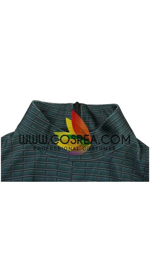 Cosrea Marvel Universe Mysterio Metallic Gold Spiderman Far From Home PU Leather Cosplay Costume