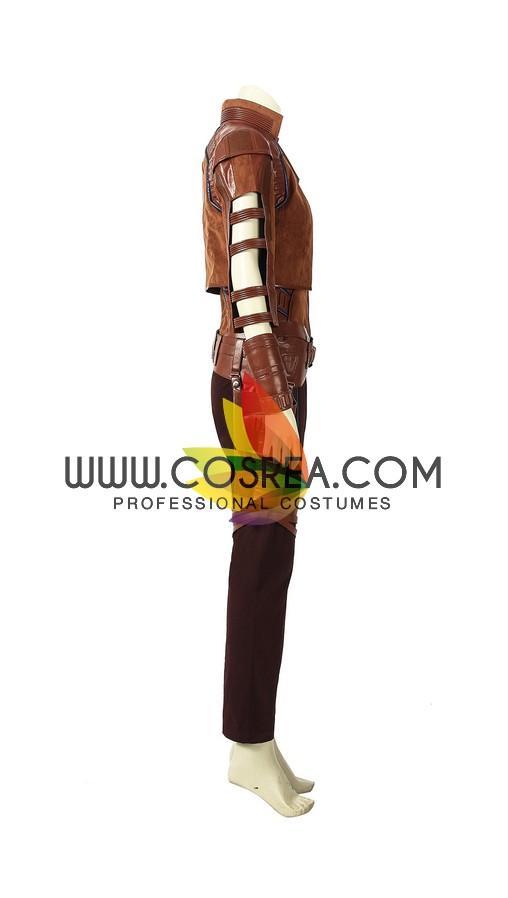 Cosrea Marvel Universe Nebula Endgame PU Leather Cosplay Costume