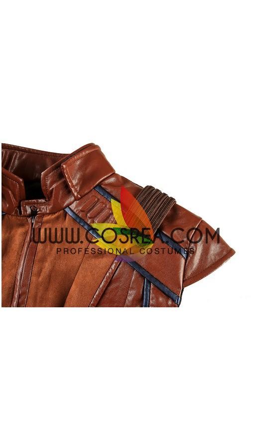 Cosrea Marvel Universe Nebula Endgame PU Leather Cosplay Costume