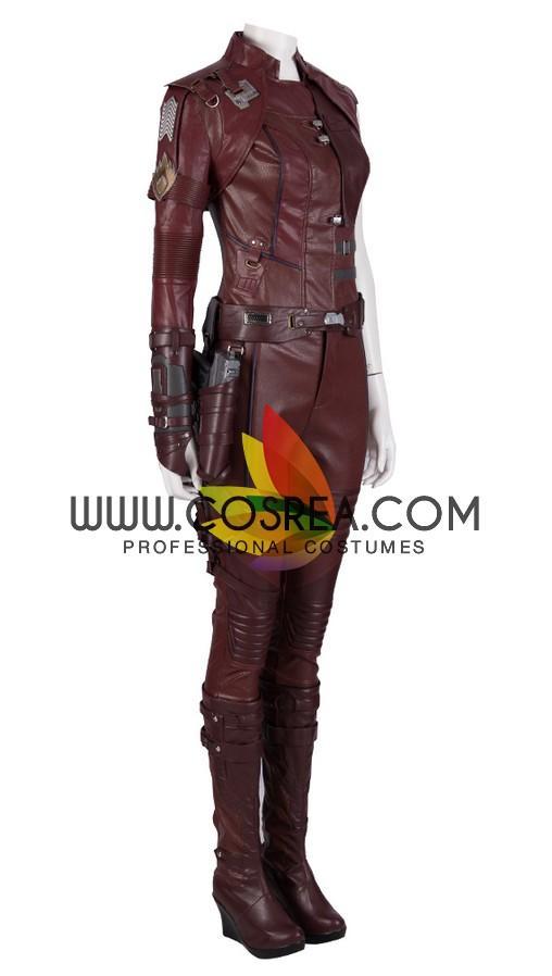 Cosrea Marvel Universe Nebula Endgame PU Leather Cosplay Costume