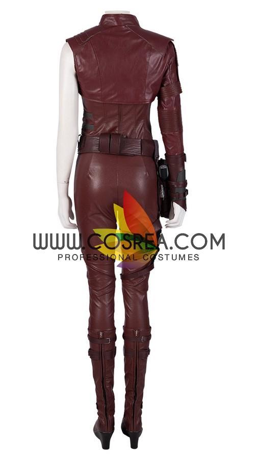 Cosrea Marvel Universe Nebula Endgame PU Leather Cosplay Costume