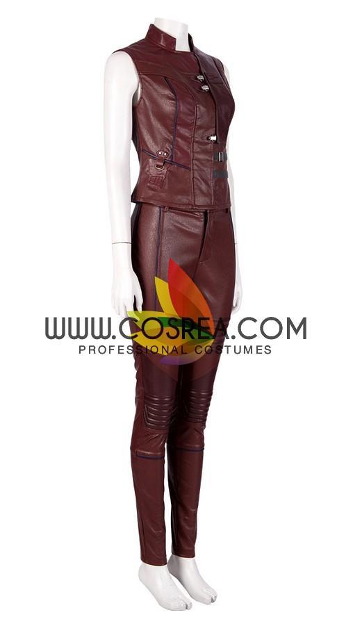 Cosrea Marvel Universe Nebula Endgame PU Leather Cosplay Costume