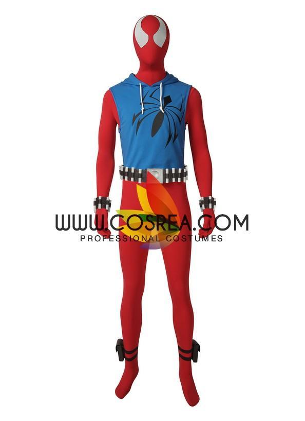 Cosrea Marvel Universe Scarlet Spider Ben Reilly Cosplay Costume