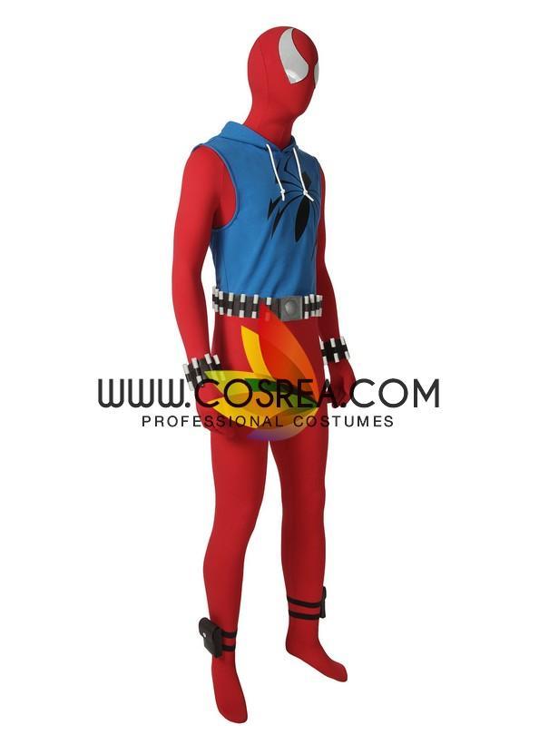 Cosrea Marvel Universe Scarlet Spider Ben Reilly Cosplay Costume