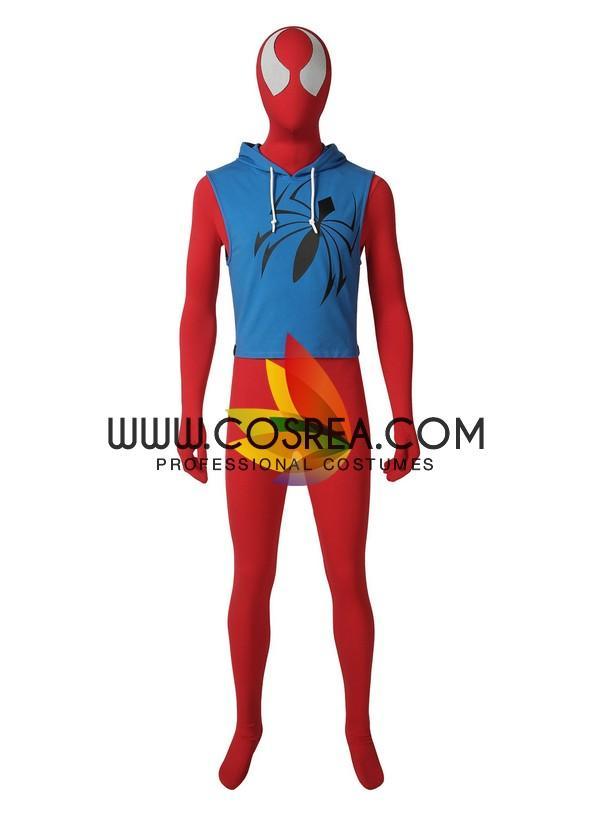 Cosrea Marvel Universe Scarlet Spider Ben Reilly Cosplay Costume