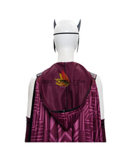 Cosrea Marvel Universe Scarlet Witch Finale Version With Patterned Cape Wanda And Vision TV Series Cosplay Costume